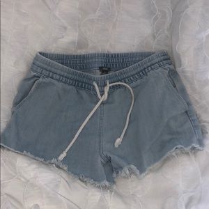Flowy Jean Shorts